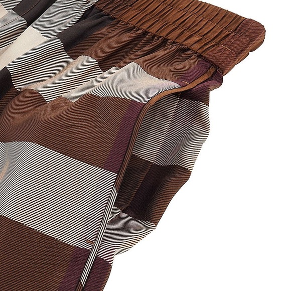 SILK CHECK BURBERRY SHORTS WOMENS Size 2 US - Picture 3 of 11